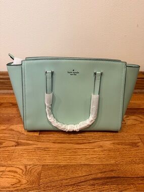 NWT Kate Spade Mint Leather Tote